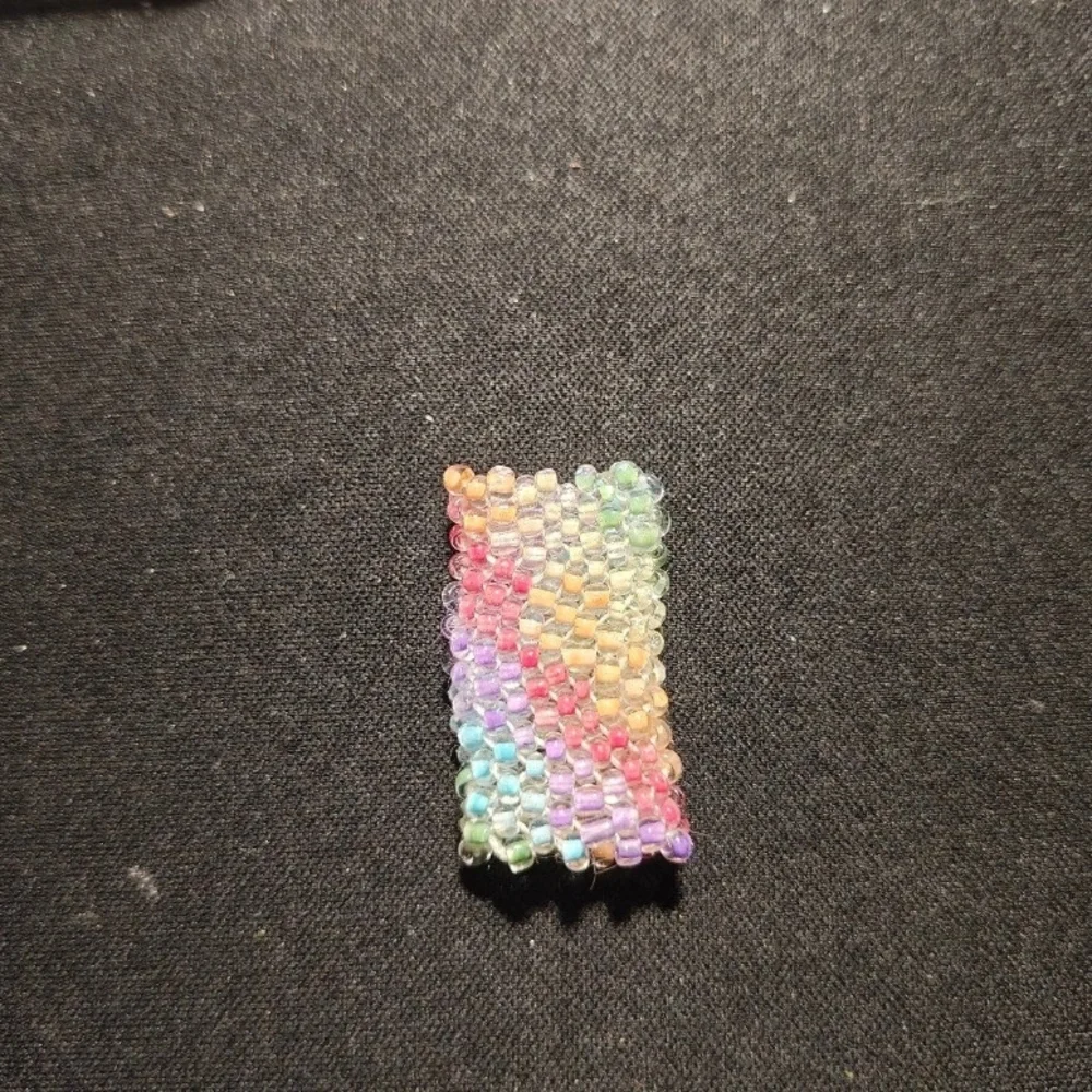 Dreadlock Bead Handmade Rainbow Spiral Seed Bead Hair Jewelry Peyote Loc Charm